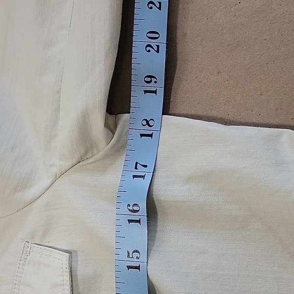 Great Northwest, Size S Cream Colored 'Safari-Style' Jacket. Front Pockets, GUC - Picture 7 of 10